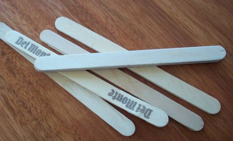popsicle stick bridge. weapon: popsicle sticks.